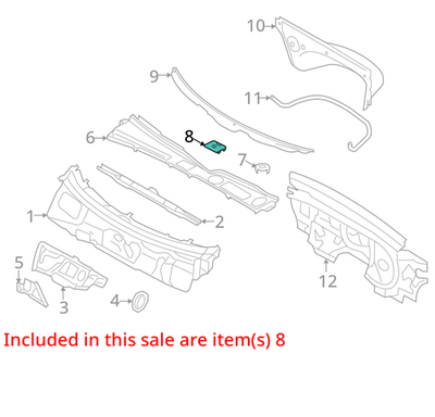 2008-2016 Audi S5 Battery Terminal Cover 8K1819424