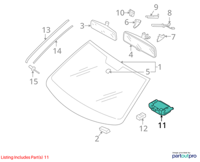 Volkswagen 2009-2015 Volkswagen Beetle Rain Sensor 1K0955559AH