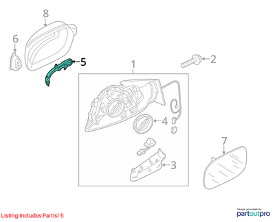 Audi A4 Turn Signal Lamp 8K0949101D