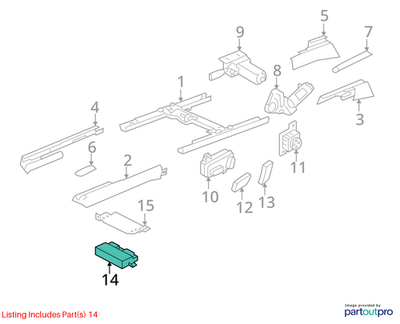 Audi 2009-2016 A4 Power Seat Control Module 8K0959760D
