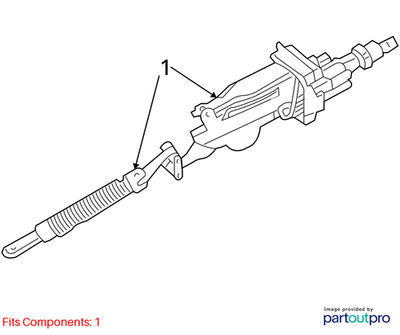 Dodge 2005-2008 Dodge Magnum Steering Column 4649119AF