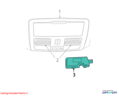 Dodge 06-10 Charger Compass Temperature Module 1HT94BD1AA