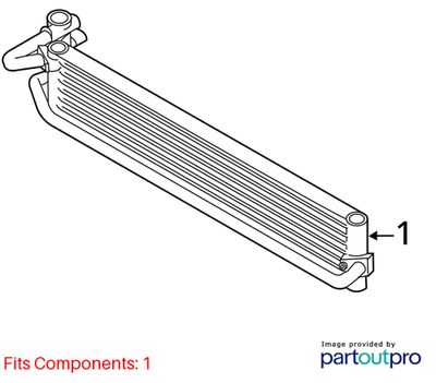 Volkswagen 2011-2017 Touareg Automatic Transmission Oil Cooler 7P0317019B