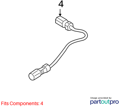 2016 Audi A6 Quattro Park Assist Camera Wiring Harness Used OEM 4G0971192A