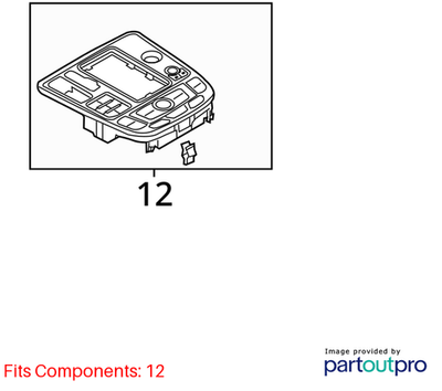2012-2018 Audi A6 MMI Control Unit Switch 4G1919610E