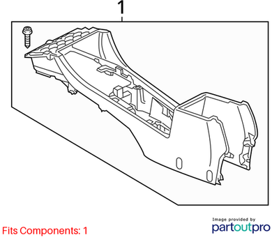 Volkswagen 2012-2015 Passat Center Console Front 561863241C82V