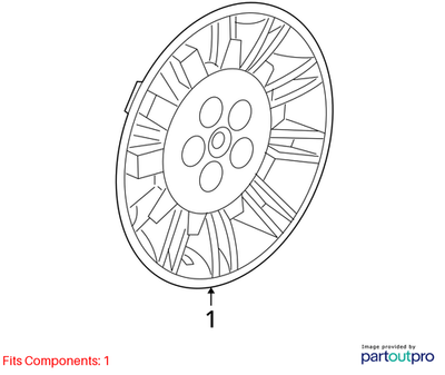 Dodge 2008-2010 Dodge Charger Wheel Cover 1DU31PAKAB