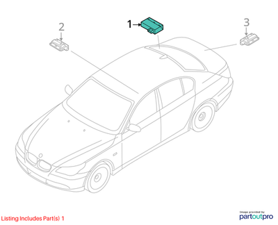 2011–2014 BMW X6 Passive GO Control Unit Used OEM 61359134707