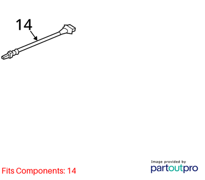 2012–2018 Audi A6/S6/A7/S7/Q5/Q7 3.0L V6 Rear Oxygen Sensor OEM 06E906265AA