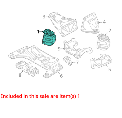 2004-2010 BMW E60 Engine Mount - Right 22116761090