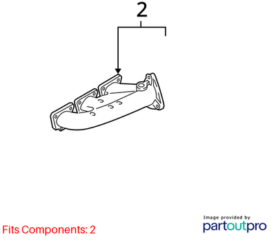 Audi 2008-2020 A4 Exhaust Manifold 06E253031K