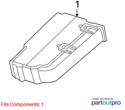 2012 Audi A4 Fuse Holder / Fuse Panel Used OEM 4H0941824
