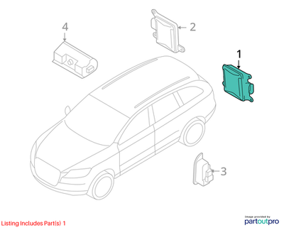 Audi 09-12 Q5 Blind Spot Detection System Warning Sensor 8R0907566