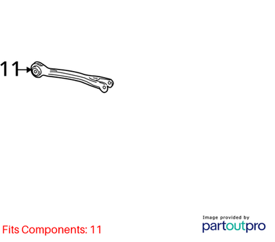Mercedes-Benz 2017-2026 C43 AMG Thrust Arm 2043500229