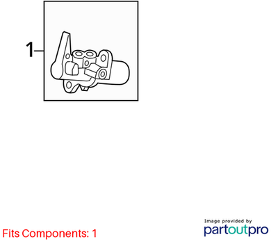 2009-2012 Audi A4 Brake Master Cylinder 4H0611021