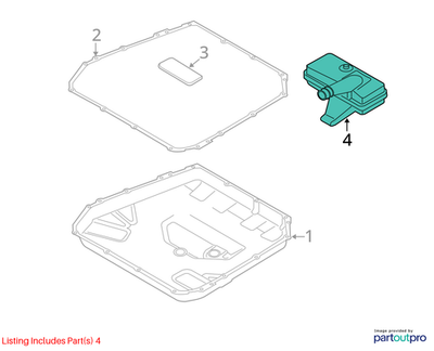 2010–2018 Audi A4/A5/A6/A7 DSG Transmission Filter Used OEM 0B5325429E