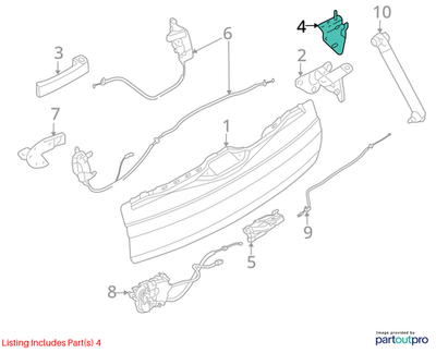 BMW 2007-2018 X5 Trunk Lock Actuator Motor 51247162149