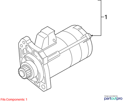Audi 2016 Audi A8 Starter Motor 079911021G
