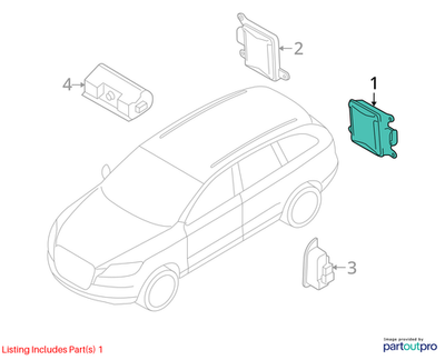 Audi 07-15 Q7 Blind Spot Detection System Warning Sensor 4L0910568B