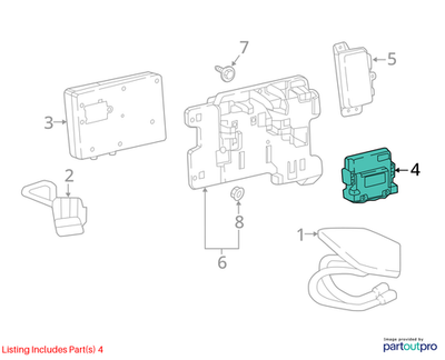 2018 Cadillac CTS Serial Data Gateway Module Used OEM 13599318