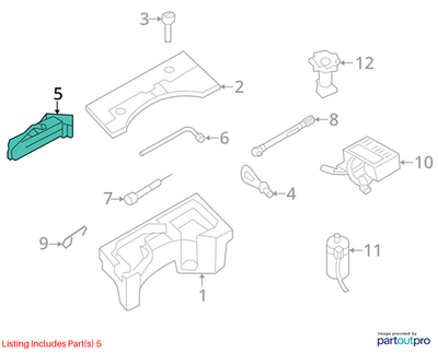 Volkswagen 2009-2017 Volkswagen CC Floor Jack 3AA011031B