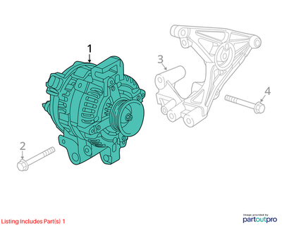 Chevrolet Camaro Alternator 3.6L V6 Automatic 13597236