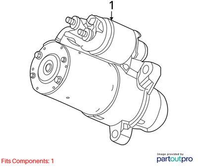 2005-2020 Cadillac SRX Starter 12645298
