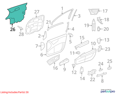Mercedes-Benz Sealing Frame 2217200978