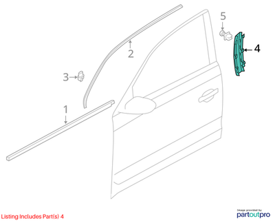 Volkswagen 2012-2022 Volkswagen Passat Door Applique 561837901A041