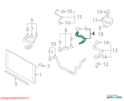 2012 Mini Cooper Countryman Thermostat Housing Used OEM 11538674895