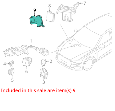 2022-2025 Audi RS6 Fuse Box Flat fuses luggage bay 4K0941828F