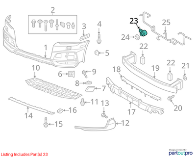 Audi 09-24 Q5 Parking Aid Sensor 1S0919275CGRU