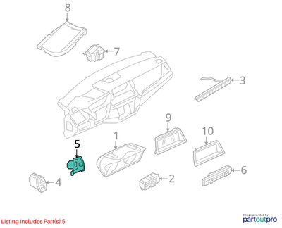 BMW X5 2009 Engine Start Stop Switch 61316966714