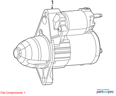 Jeep 2016-2023 Jeep Compass Engine Starter 56029712AC