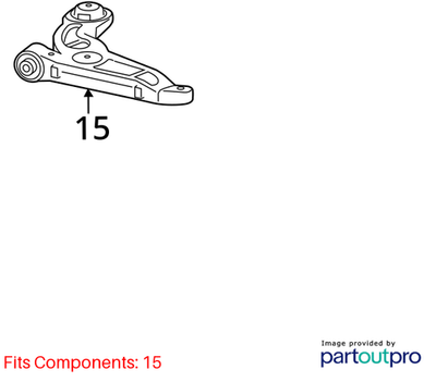 Jeep 2014-2018 Cherokee Lower Control Arm 4668993AB
