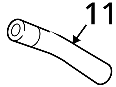 2016-2024 Audi Q7 Coolant Hose 4M0122447C
