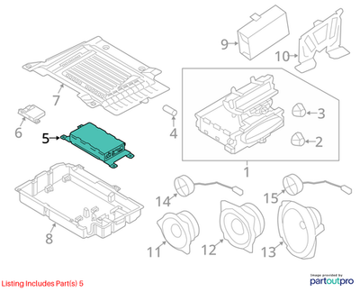 2012 Mini Cooper R56 Hands-Free Charging Electronics Module Used OEM 84109226711