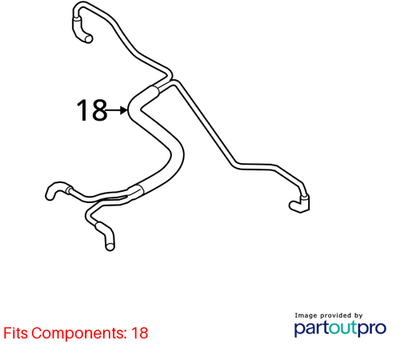 Audi Vacuum Hose 06E133773BS