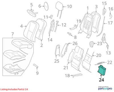 Mercedes-Benz 07-09 S550 Control Unit Seats 2218703593
