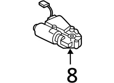 2012-2019 Audi A7 Sportback Sunroof Motor 4G8959591A