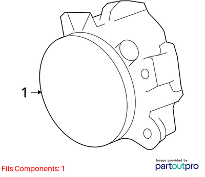 Mercedes-Benz 2005-2006 C55 AMG Front Fog Lamp 2308200556