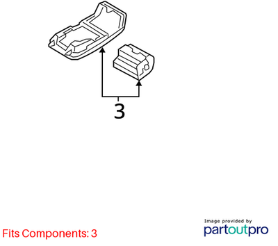 Volkswagen 15-22 Volkswagen Jetta Overhead Console 561868837A82V