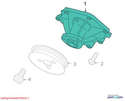 Audi Engine Water Pump 06E121018B