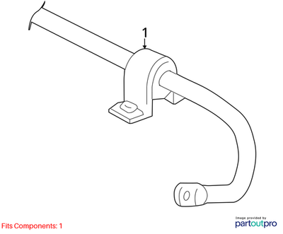 Volkswagen 2012-2019 Volkswagen Beetle Suspension Stabilizer Bar 561411303