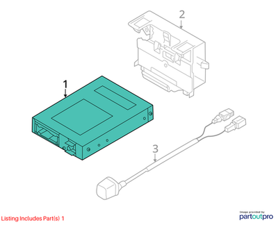 2012 Volkswagen CC Parking Aid Control Module Used OEM 3C8907441