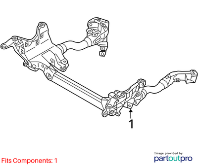 Audi 2013-2017 Audi Q5 Engine Cradle 8R0399315J
