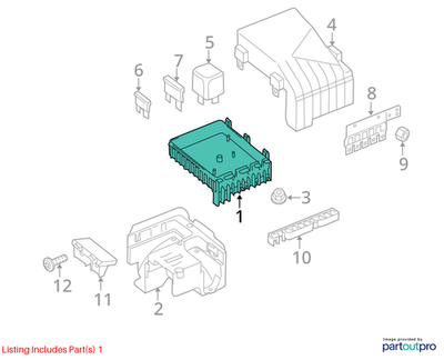 Volkswagen Fuse Relay Box 1K0937125A