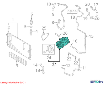 2010-2012 Audi A4 A5 Q5 A/C Compressor Used OEM 8K0260805L