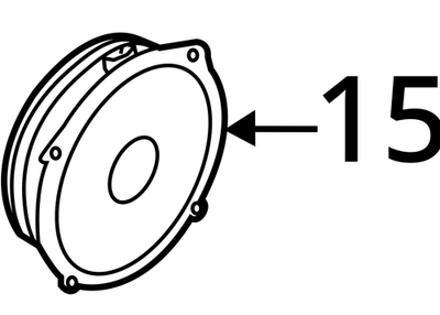 2012-2018 Audi A6 Rear Speaker 4G1035411