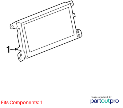 Audi 2013-2016 A4 Gps Navigation System 8R0919604A
